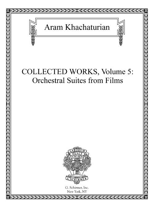 Collected Works Vol.  5: Orchestral Suites from Films