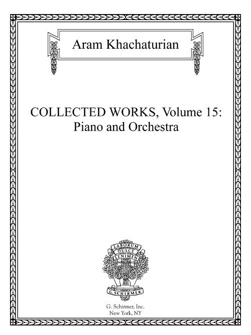 Collected Works Vol. 15: Piano and Orchestra