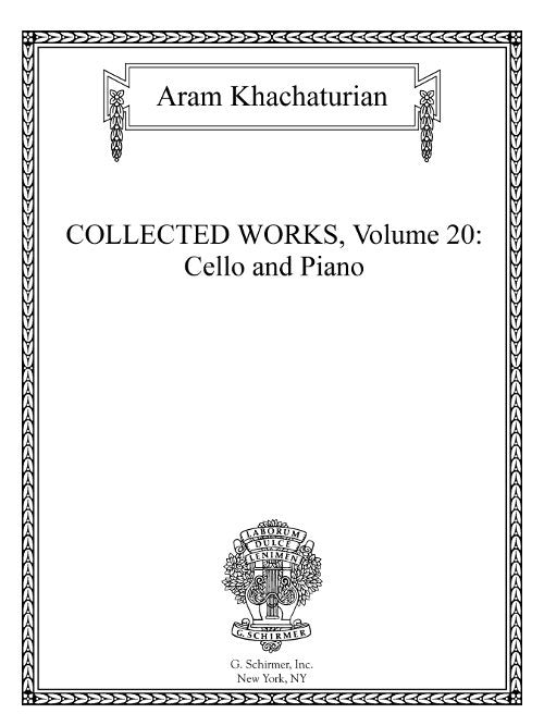 Collected Works Vol. 20: Cello and Piano
