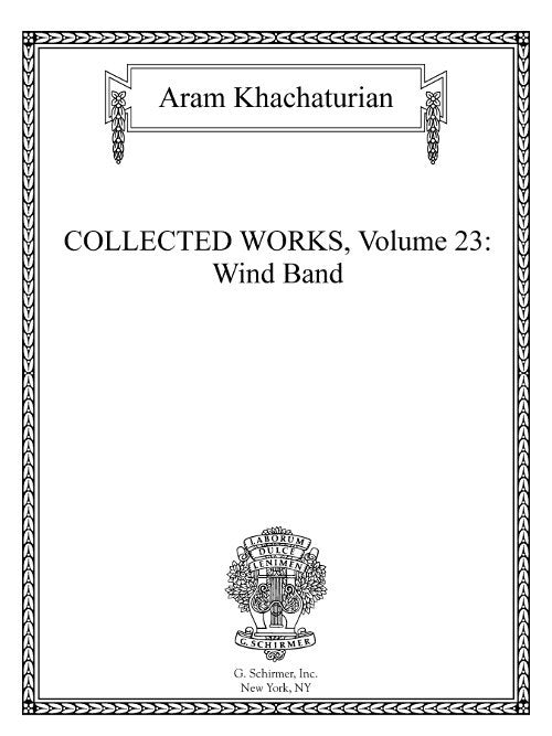 Collected Works Vol. 23: Wind Band