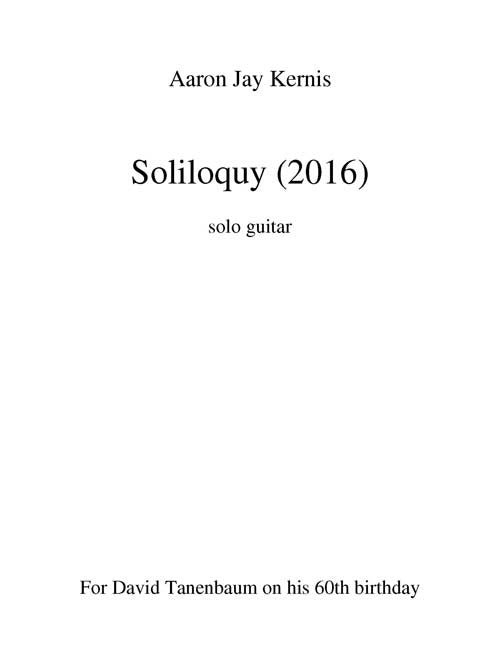 Soliloquy