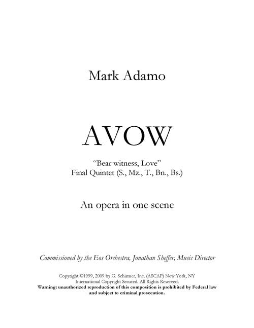 Bear Witness, Love (from Avow)