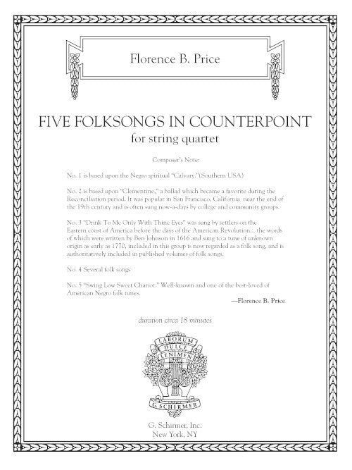 Five Folksongs in Counterpoint