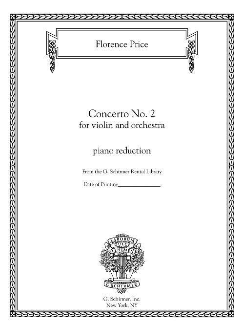 Violin Concerto No. 2 (piano reduction)
