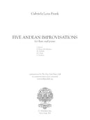 Five Andean Improvisations - Digital (Not Printable)