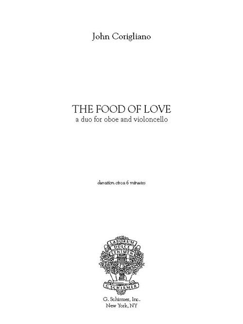 The Food of Love