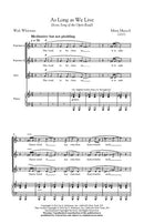 As Long as We Live (for SSA and Piano)