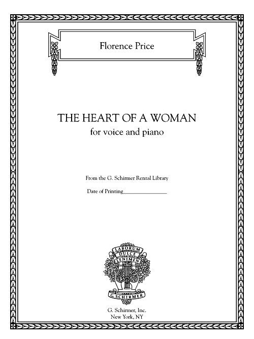 The Heart of a Woman (for soprano and piano)