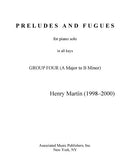 Preludes and Fugues, Group IV