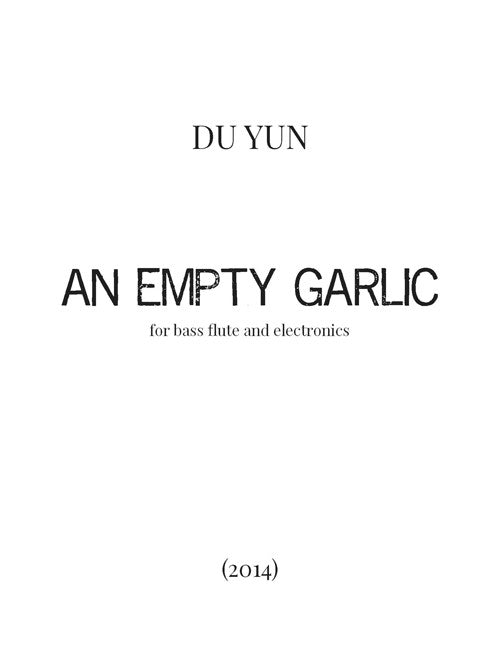 An Empty Garlic