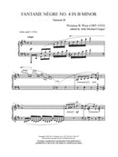 Fantasie nègre No. 4 in B Minor