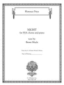 Night (on texts of Bessie Mayle)