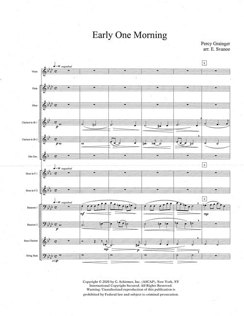 Four Grainger Songs