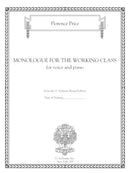 Monologue for the Working Class