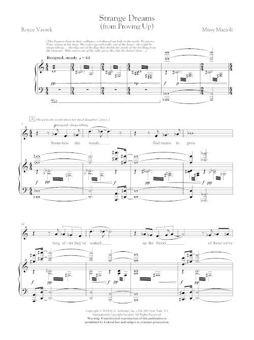Strange Dreams (from Proving Up)