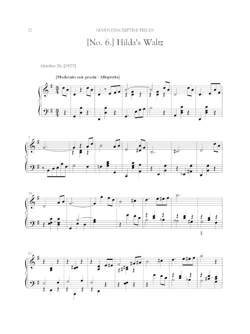 Seven Descriptive Pieces