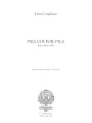 Prelude for Paul