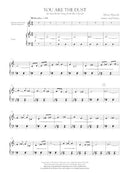 You Are the Dust (from Song from the Uproar, for mezzo and piano)
