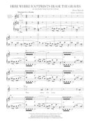 Here Where Footprints Erase the Graves (from Song from the Uproar) for mezzo and piano