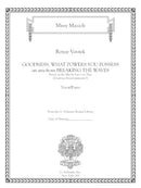Goodness, What Powers You Possess (for tenor and piano, from Breaking the Waves)