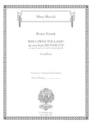 Who Owns the Land? (for tenor and piano, from Proving Up)