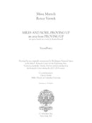 Miles and Nore, Proving Up (for tenor and piano, from Proving Up)