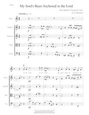 My Soul's Been Anchored in the Lord (score and parts) - Digital (Not Printable)