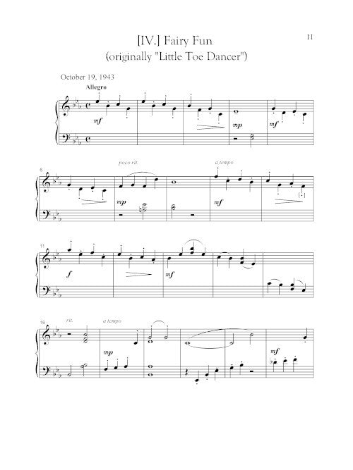 Four Piano Pieces