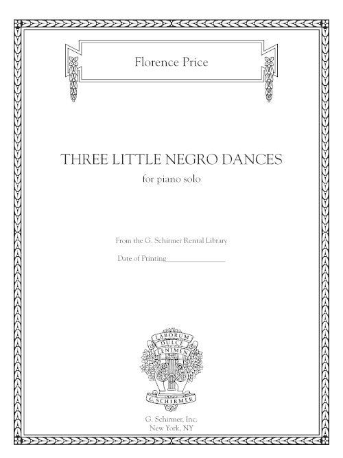 Three Little Negro Dances