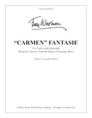 Carmen Fantasie - reduction for violin and piano