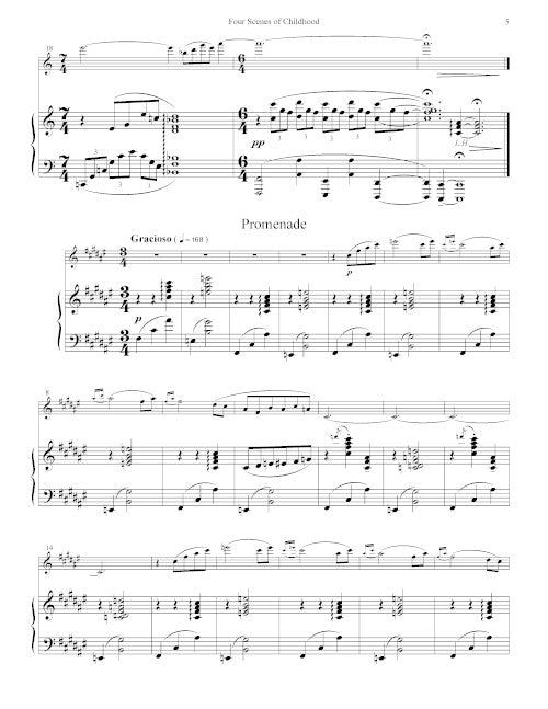 Four Scenes of Childhood (for violin and piano)