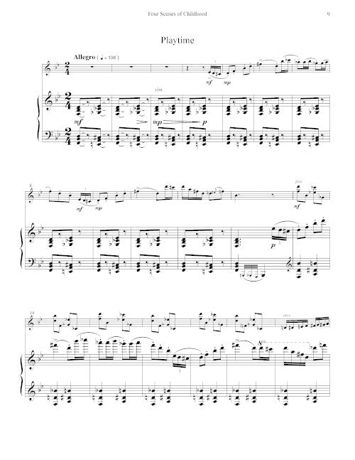 Four Scenes of Childhood (for violin and piano)