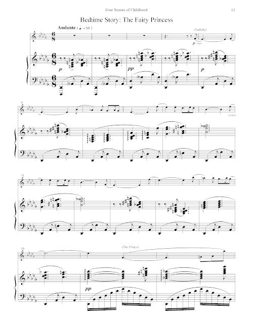 Four Scenes of Childhood (for violin and piano)