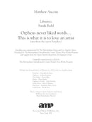 This is what it is to love an artist (from Eurydice)