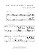 Song Without Words in A Major