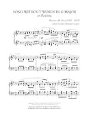 Song Without Words in G Major (Pleading)