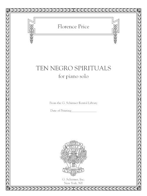 Ten Negro Spirituals