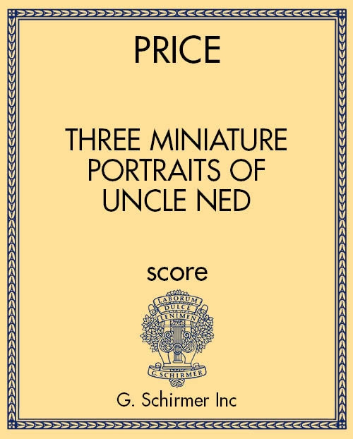 Three Miniature Portraits of Uncle Ned