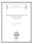 Three Miniature Portraits of Uncle Ned