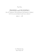 Prayer and Blessing (for soprano, percussion, and string quartet)